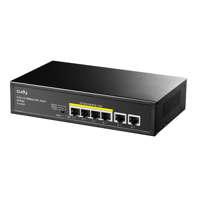 Cudy 6-Port Ethernet Unmanaged Switch – 4 Ports POE