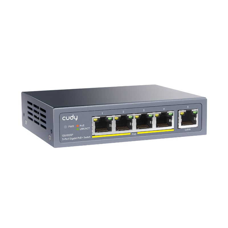 Cudy 5-Port Gigabit PoE+ Unmanaged Switch