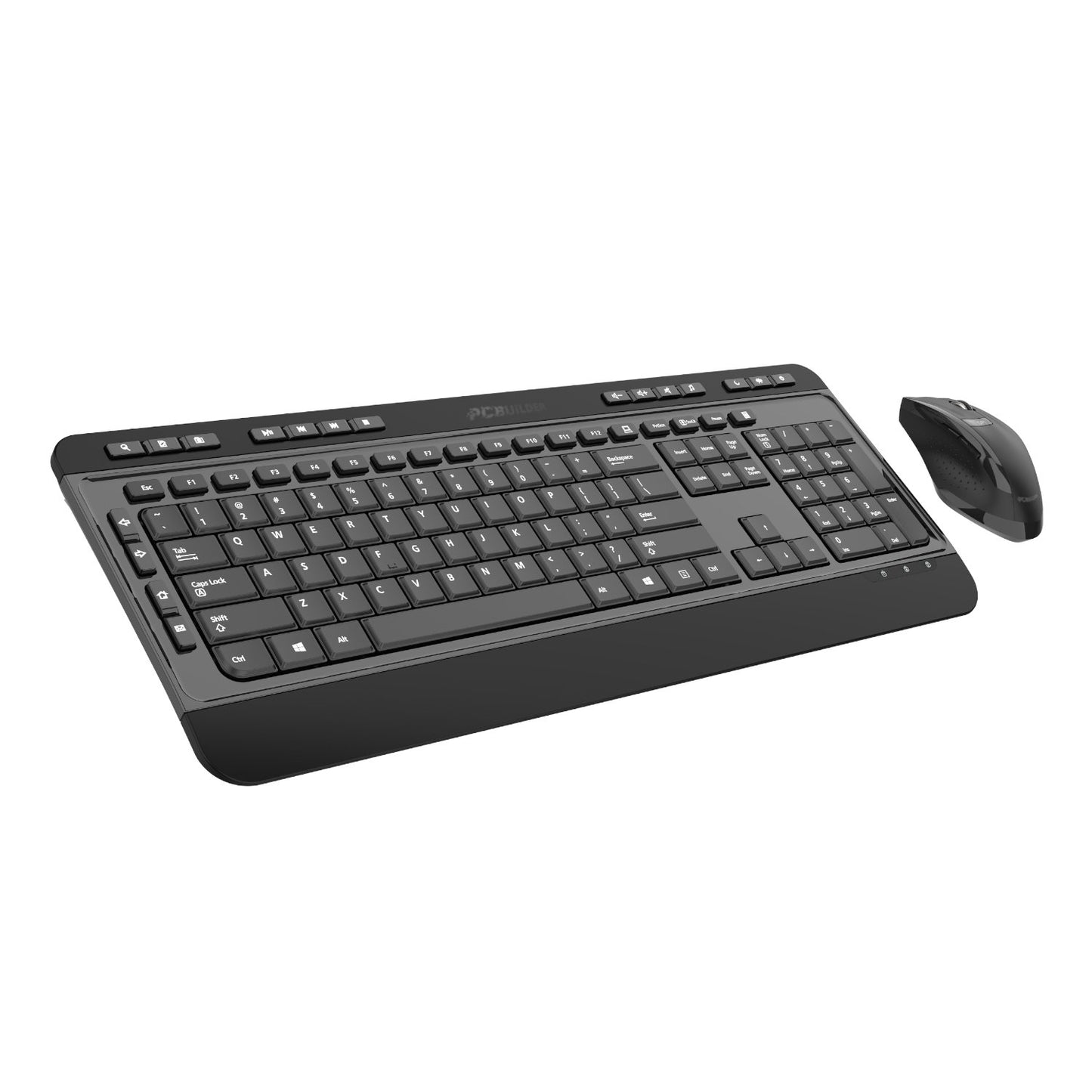 PCBuilder ALPHA Silent Wireless Keyboard and Mouse Combo